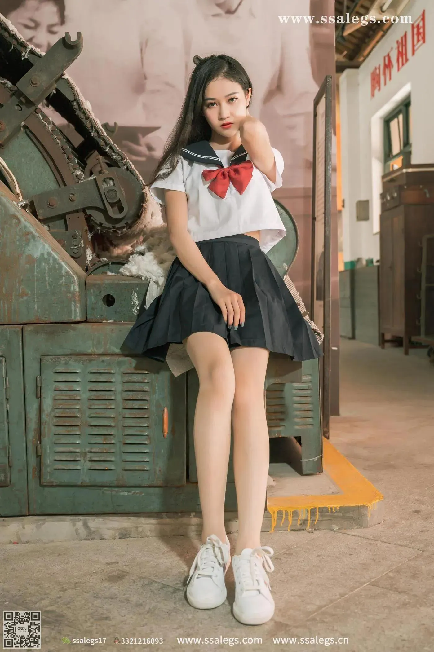 [SSA丝社]超清写真 NO.421 漫漫白色jk制服肉丝写真(上)[23] [51P]插图